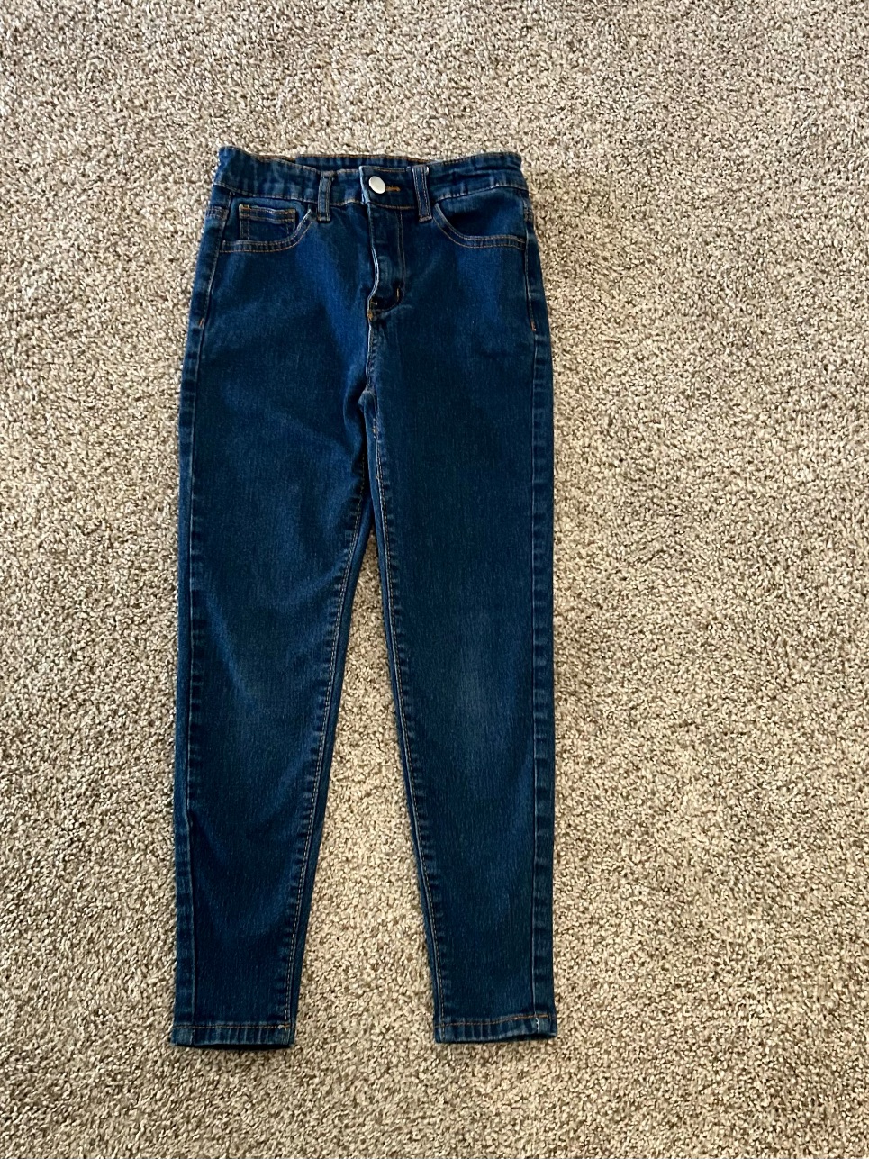 Shein Dark Blue Girl's Stretch Skinny Jeans